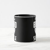 Mannen Het is geen baard. Het is een zadelmoefje. Mok (Midden)