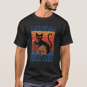 Mannen het is geen kat pap, maar een vader figuur t-shirt
