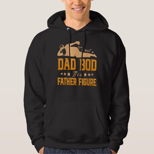Mannen Het is geen vader lichaam Het is vader figu Hoodie (Voorkant)