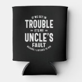 Mannen Het is mijn oom's Faut Father Gift Blikjeskoeler (Voorkant)