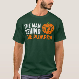 Mannen het Man achter de pompoen grappige hallowee T-shirt