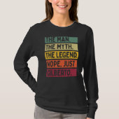 Mannen het Man de mythe de Legend Nope enkel Gilbe T-shirt (Voorkant)