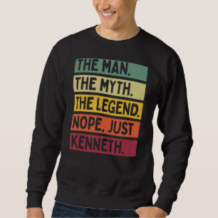 Mannen het Man de mythe de Legend Nope net Kenneth Trui
