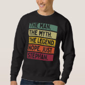 Mannen het Man de mythe de Legend nope net Stephan Trui (Voorkant)