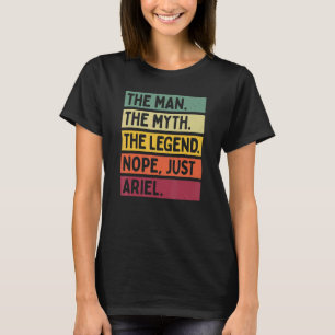 Mannen het Man de mythe de Legende nope enkel Arie T-shirt