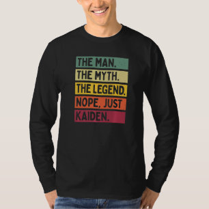 Mannen het Man de mythe de Legende nope enkel Kaid T-shirt