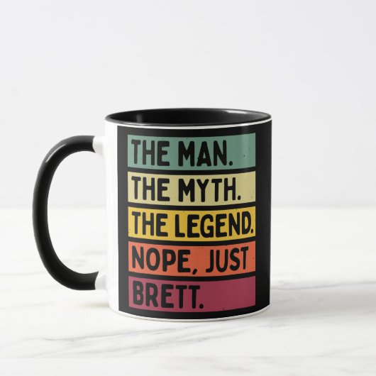 Mannen het Man de mythe de Legende npe net Brett Mok (Links)
