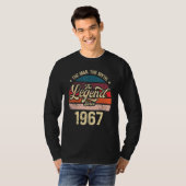 Mannen het Man de mythe sinds 1967 geboorte T-shirt (Voorkant volledig)