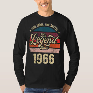 Mannen het Man de mythe sinds de geboorte van 1966 T-shirt