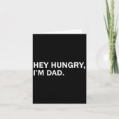 Mannen Hey Hongerig, im Pa T-shirt Vaders Vader Gr Kaart (Voorkant)