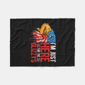 Mannen hier voor de glizzys adelaar glizzy tanktop fleece deken (Voorkant (Horizontaal))