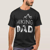 Mannen hiking pap Hiker Fathers Day T-shirt (Voorkant)
