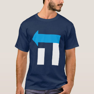 Mannen Hillary in Hebreeuws T-Shirt - Blue en Whit