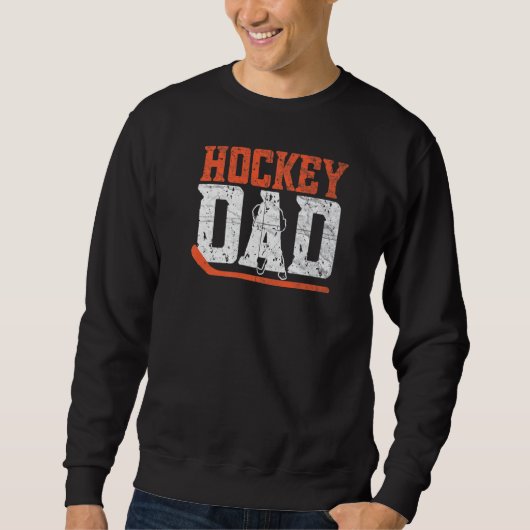 Mannen Hockey Papa Hockey Speler IJshockey 1 Trui (Voorkant)