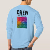 Mannen hoes met lange rugleuning, dubbelzijdig afd t-shirt (Achterkant)