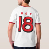 mannen HOF18 ringer shirt (Achterkant volledig)