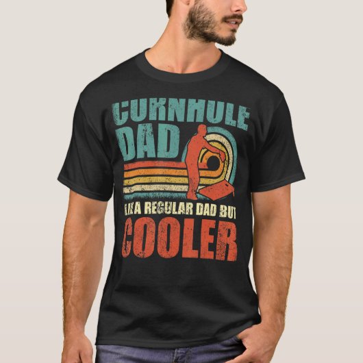 Mannen hok vader als een gewone vader, maar koeler t-shirt (Voorkant)