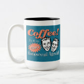 Mannen Homoseksuele Agenda Koffie Mok (Links)