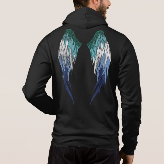 Mannen homovlag - Halo - Wings Hoodie (Achterkant)