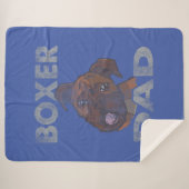 Mannen hond Hondenliefhebber Boxer Sherpa Deken (Voorkant (horizontaal))