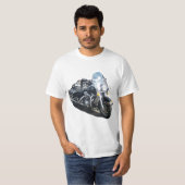 Mannen Hondenhond T-shirt (Voorkant volledig)
