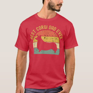 Mannen Hondenliefhebber T-shirt Best Corgi Dad Ev