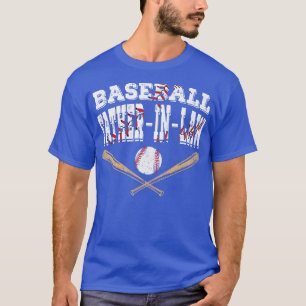 Mannen honkbal-honkbalvaderInLaw Baseball Lover Fa T-shirt
