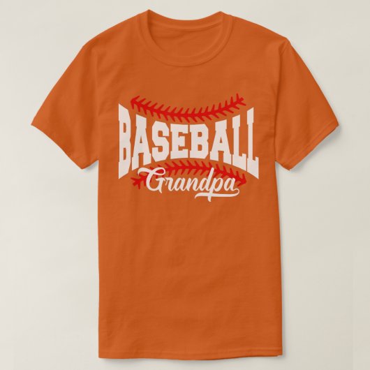 Mannen honkbal opa t-shirt (Design voorkant)