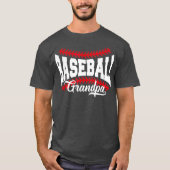 Mannen honkbal opa t-shirt (Voorkant)