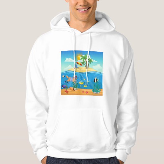 Mannen Hoodie (Voorkant)