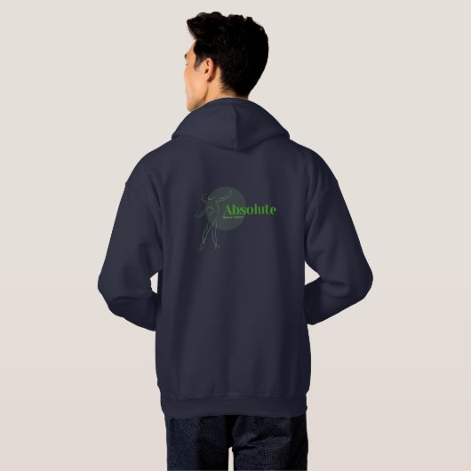 Mannen Hoodie (Achterkant volledig)