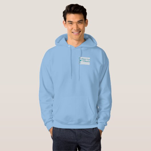 Mannen Hoodie (Voorkant volledig)