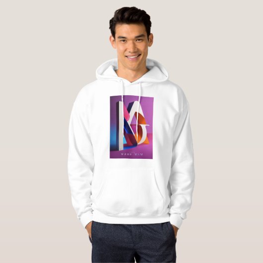 mannen hoodie (Voorkant volledig)