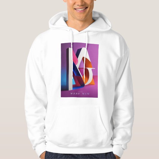 mannen hoodie (Voorkant)