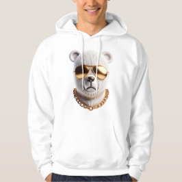 Mannen Hoodie - Gouden Beer
