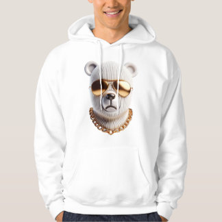 Mannen Hoodie - Gouden Beer