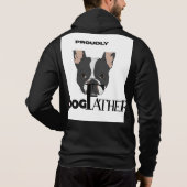 Mannen Hoodie - Hondenliefhebber (Achterkant)