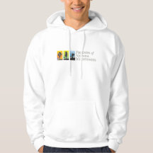 Mannen Hoodie (Kleur Logo)