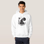 Mannen Hoodie met All Black KHS Logo (Voorkant volledig)