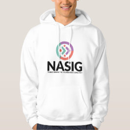 Mannen Hoodie met centrum logo