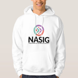 Mannen Hoodie met centrum logo