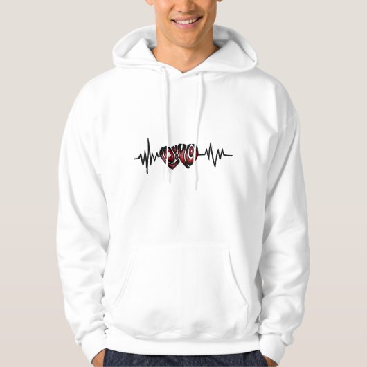 Mannen Hoodie Sweatshirt (Voorkant)