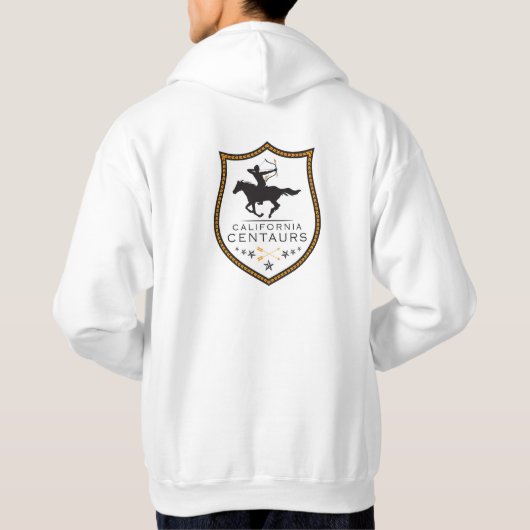 Mannen Hoodie uit Californië Centaurs (Achterkant)
