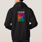 Mannen Hoodies Uw BedrijfsLogo hier Bemanner (Achterkant)