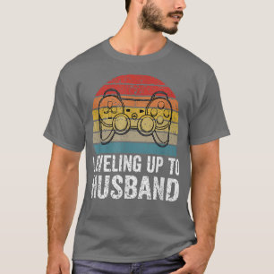 Mannen hoogte tot de groep van de Pas getrouwd va T-shirt