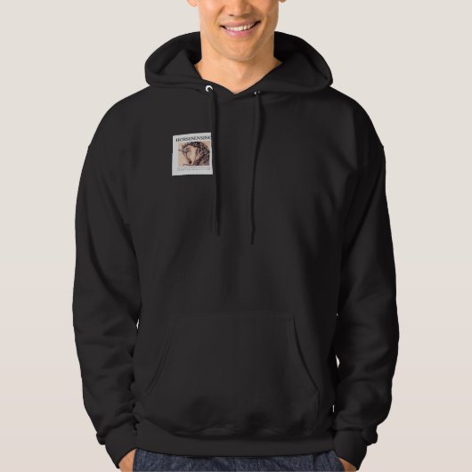 Mannen HorseSensing Hoodie (Voorkant)