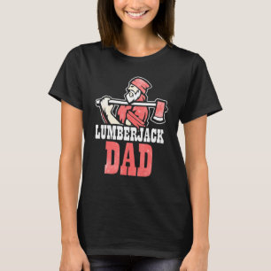 Mannen houtbewerker bijl boomkweker houthakker vad t-shirt