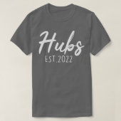 Mannen Hubs Est T-shirt (Design voorkant)