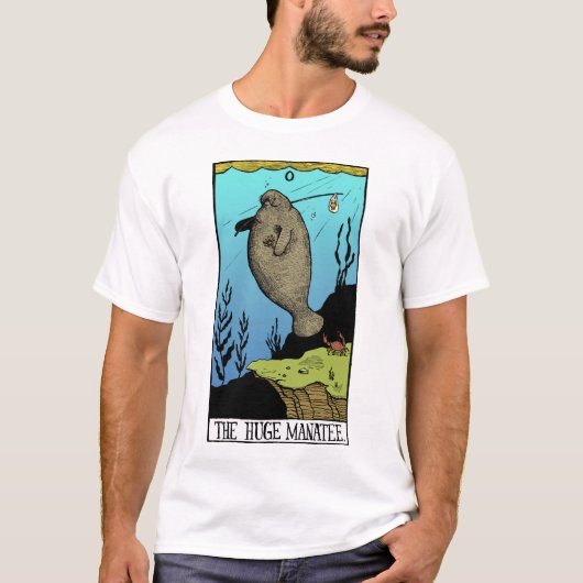 Mannen Huge Manatee light T-shirt (Voorkant)