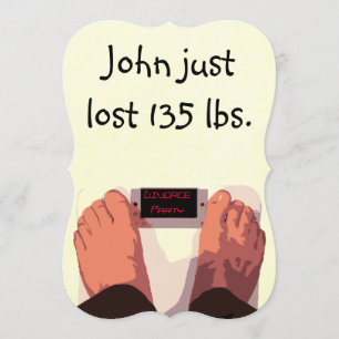 (Mannen) Humourese Divorce Party Kaart